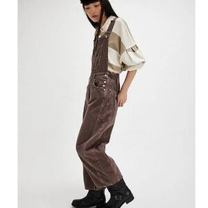 We the Free Good Luck Barrel Overalls XS NWOT